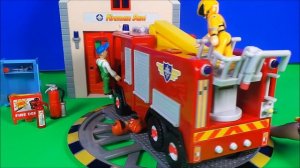 Feuerwehrmann / Fireman Sam Emergency Fire Truck Safety Checks at Pontypandy Fire Station