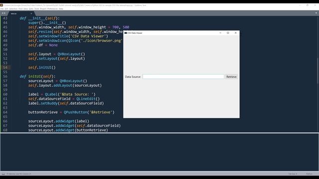Create A Python Desktop App To View CSV Files With PyQt6 | Full Tutorial