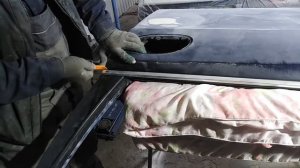 Как снять молдинг двери BMW
