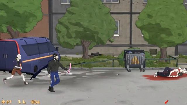 BOMJMAN, ПРОХОЖДЕНИЕ Часть 2: Битва при ларьке.
