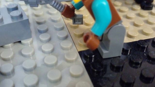 Lego анимация битва с ледяным монстром.