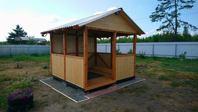 Деревянная беседка смотреть онлайн