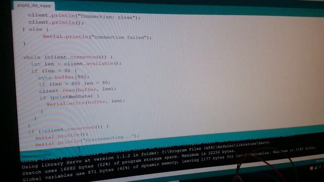 Arduino Project with Rfid and mysql database смотреть онлайн