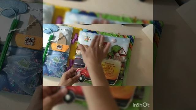 Развивающая книжка своими руками для Амира