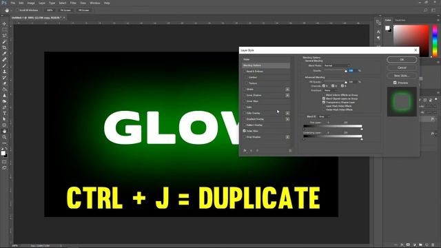 Photoshop: Text Glow Effect #TextEffect3 смотреть онлайн