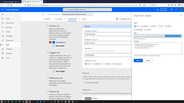 How to create a custom connector to cancel a flow run смотреть онлайн