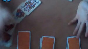 Карточный фокус четыре вольта