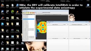 IntelliEtch, simulator calibration for KOH 40wt 70C using experimental data