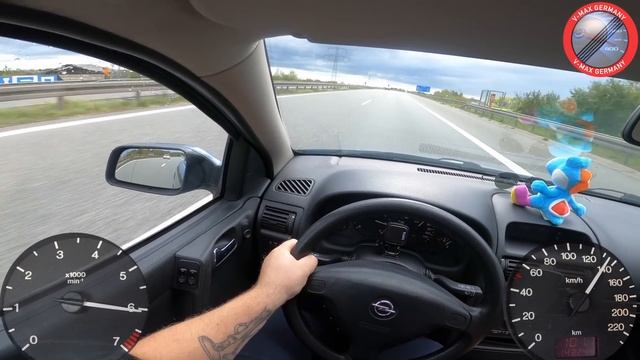 Opel Astra G 1.6 101 HP 1999 Acceleration & TOP Speed drive on German Autobahn @die_yoshi_crew смотреть онлайн