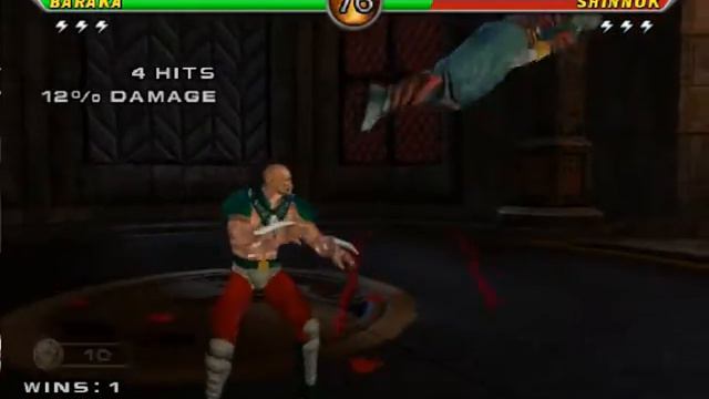 Mortal Kombat: Armageddon (K.A.F) - MK Gold Baraka Gameplay