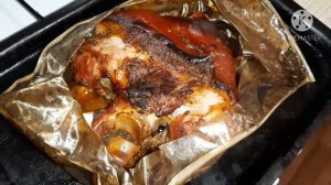 Рулька "Мираторг" из "Пятёрочки" за 159 рублей.Запекаем по инструкции.