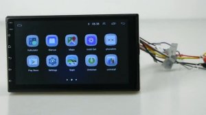 Автомагнитола Podofo, 2 DIN, 2.5D, GPS, Android, навигация, для Volkswagen/Nissan/Hyundai/Kia/Toyot