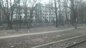 Москва, трамвай 30, участок Улица Академика Курчатова - Центр крови - м. Щукинская