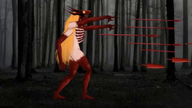 ДЬЯВОЛ БЕНЗОПИЛЫ, Сила Кровавого Дьявола против всех монстров в дверях Roblox Animation смотреть онлайн