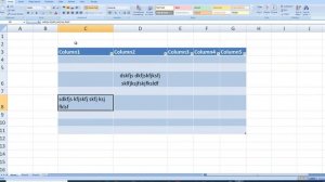 Microsoft Excel Split Text in a Cell from a Table