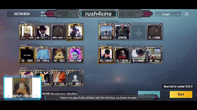Watch me play PUBG MOBILE METRO ROYALE via Omlet Arcade! смотреть онлайн