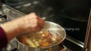 Как приготовить постный суп с чечевицей