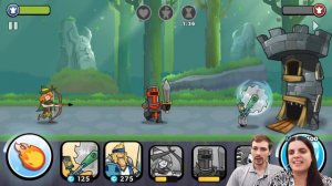 Защищая Башню БолтушкА и ПРоХоДиМеЦ Встретили ЛЕЧИТЕЛЯ Людей! #100 - игра Tower Conquest