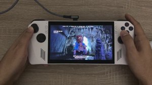 ASUS ROG Ally Z1 Extreme Horizon Zero Dawn 720p RSR to 1080p 30W