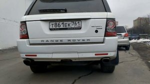 range rover sport 368dt(3.6 дизель) звук выхлопа с вырезанным резонатором