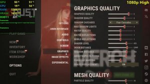 GTX 1060 | RUST - 1080p All Settings