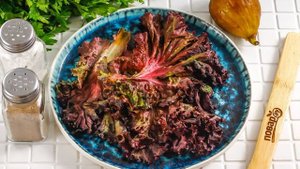 Салат с инжиром и моцареллой