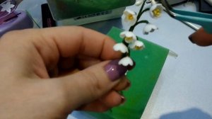 Брошь ландыш из фоамирана. DIY