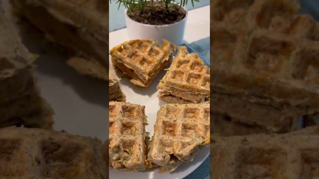 Protein zucchini waffles / белковые вафли с цукини