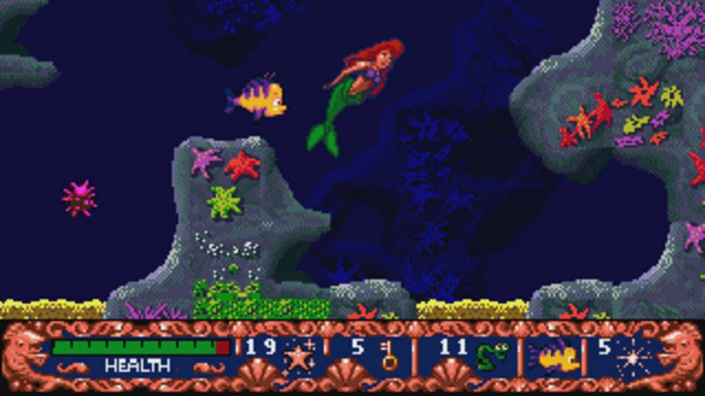 Ariel - The Little Mermaid (Sega Mega Drive) - Полное прохождение (LongPlay) [1080p] [60FPS] смотреть онлайн