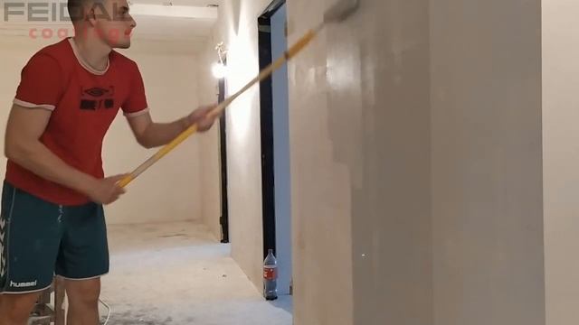 Как получить эффект отражателя на стенах! Декоративная краска с интересным эффектом!