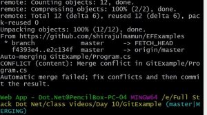 03 Managing Git :  Merge conflict resolved [Bangla]