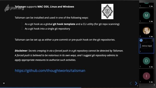 Prevents you from committing secrets and credentials into git repositories - Abhinav Sejpal смотреть онлайн