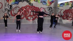 HipHop Choreography in Dance Class Studio