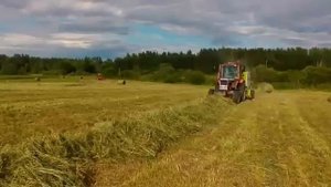 Делаем рулоны с claas rollant 46 rotocut