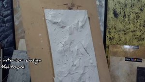 скала из обычной шпаклёвки своими руками