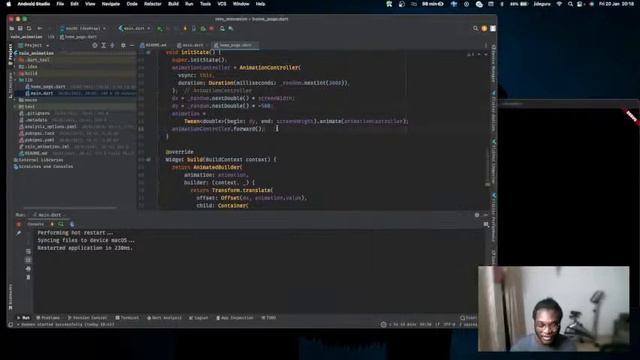 Rain Animation in Flutter | Flutter Challenge | Livestream #1