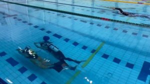 Дайвинг - Полоса препятствий MIX 100 м. Сильнейший заплыв.