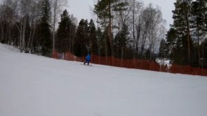 Сноуборд карвинг тренировка бэксайд укладки slow motion 120 fps