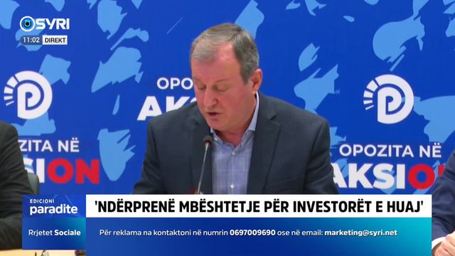 Departamenti i Energjisë në Partinë Demokratike konferencë për mediat (27.02.2024) смотреть онлайн