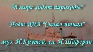 В море ходят пароходы