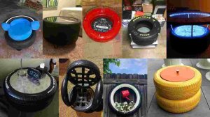 Recycled car tire furniture ideas