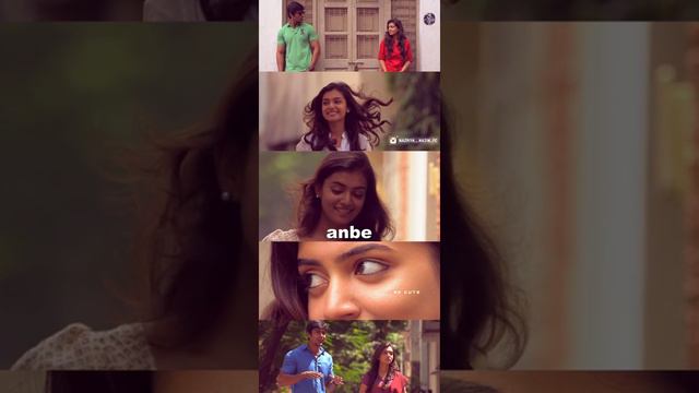 Nazriya Nazim 😍  Kaatru Veesum Un Vaasam 🥰💙 Fullscreen HD Status 💚😍