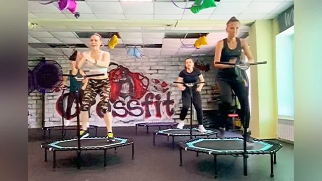 Связка для Джампинг-фитнес. Идея для тренировки.