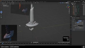 1.6 Создание шипов на рукояти топора, Forge AAA Weapons in Blender