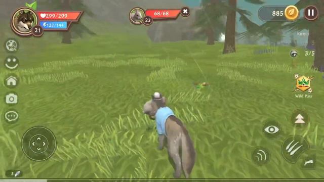 Играю в Wildcraft за волка  часть 4