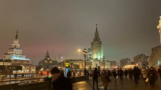 Северное сияние в Москве смотреть онлайн