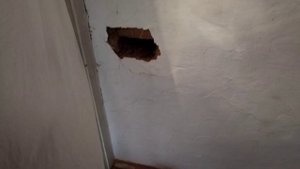 Ставим печные дверцы для чистки дымохода.