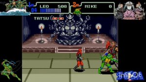 Черепашки ниндзя на Сега (sega)Teenage Mutant Ninja Turtles: The Hyperstone Heist прохождение игры