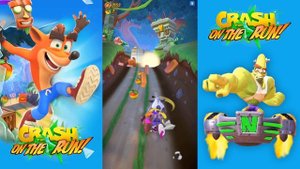 CRASH BANDICOOT СО ВСЕХ НОГ ИГРА #2 Крэш Бандикут, Коко и Нитромутант Эн Брион