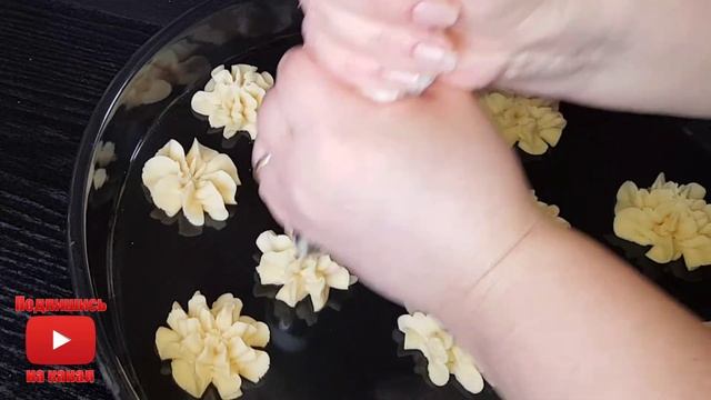 Бакинское курабье.Песочное печенье.Bakı kurabiyesi.#nanaeasycookresept